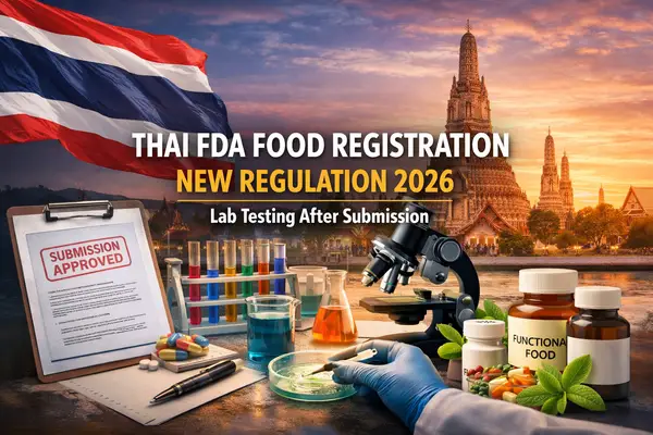 Thai FDA food registration new regulation 2026