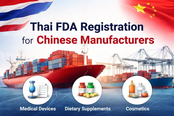 Thai FDA registration for Chinese manufacturers