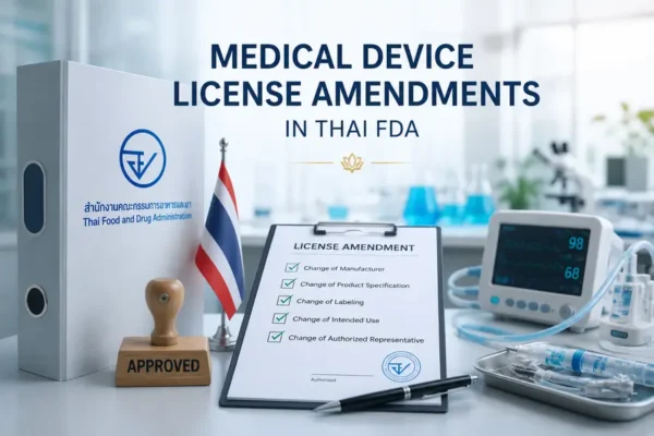 medical device license amendments